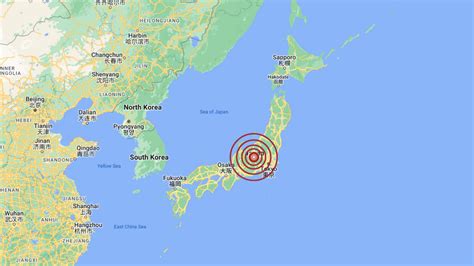 earthquake japan now